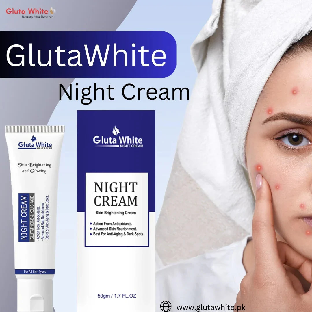 Gluta White Night Cream Tube Pack